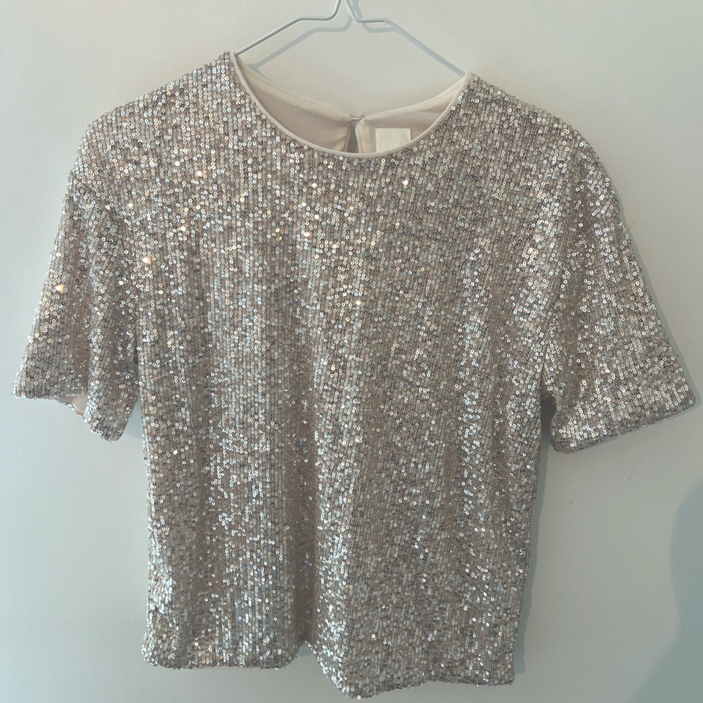 Sparkling top from H&M, size XS